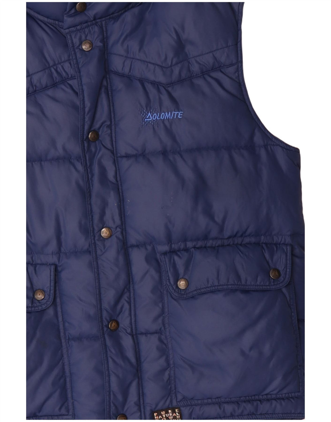 Dolomite Gilet rembourré pour homme UK 38 Bleu marine moyen Polyester