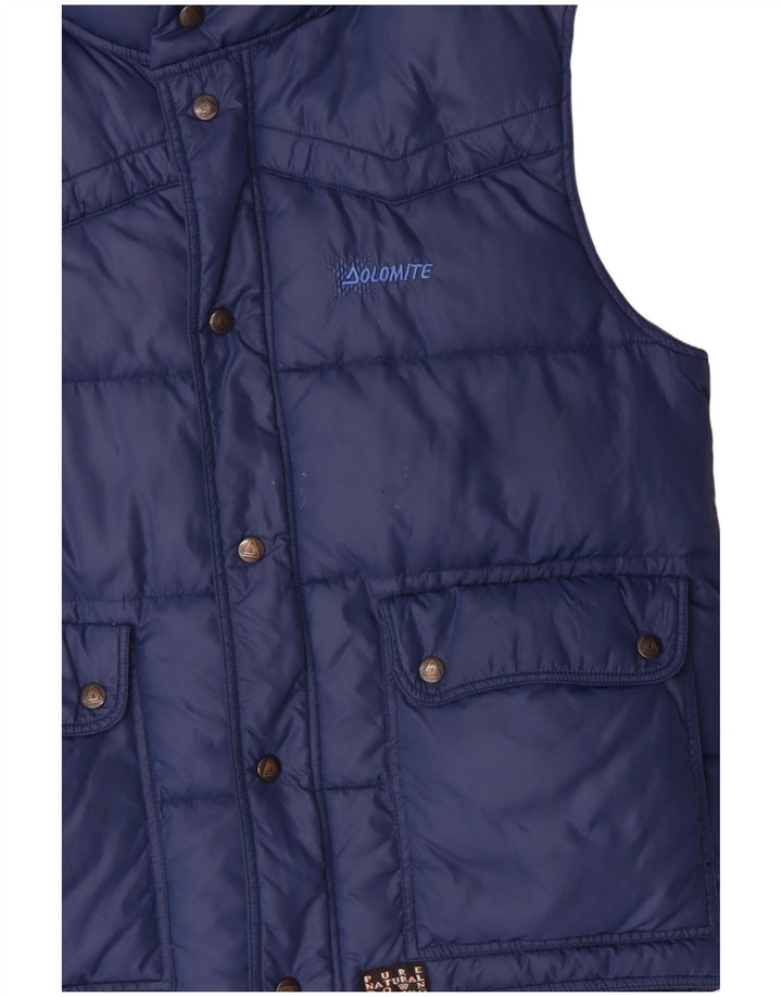 Dolomite Gilet rembourré pour homme UK 38 Bleu marine moyen Polyester