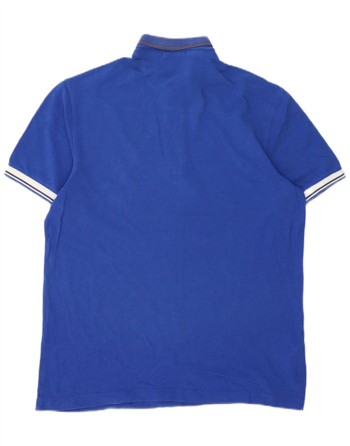 Fred Perry Polo Homme Grand Bleu Rayé Coton