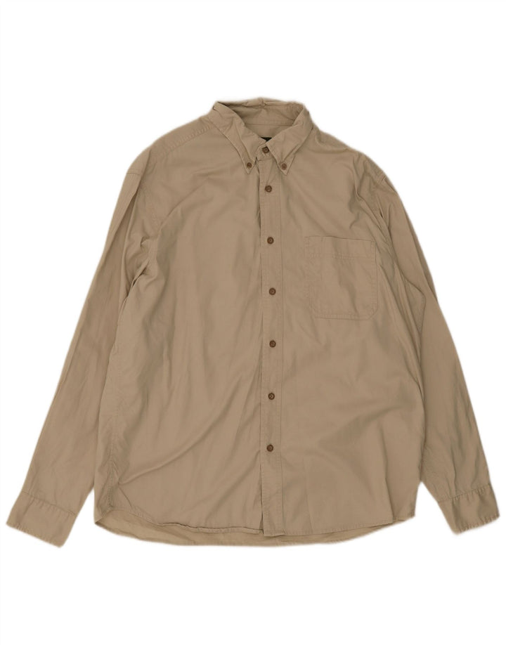 Eddie Bauer Chemise Homme Grand Coton Beige