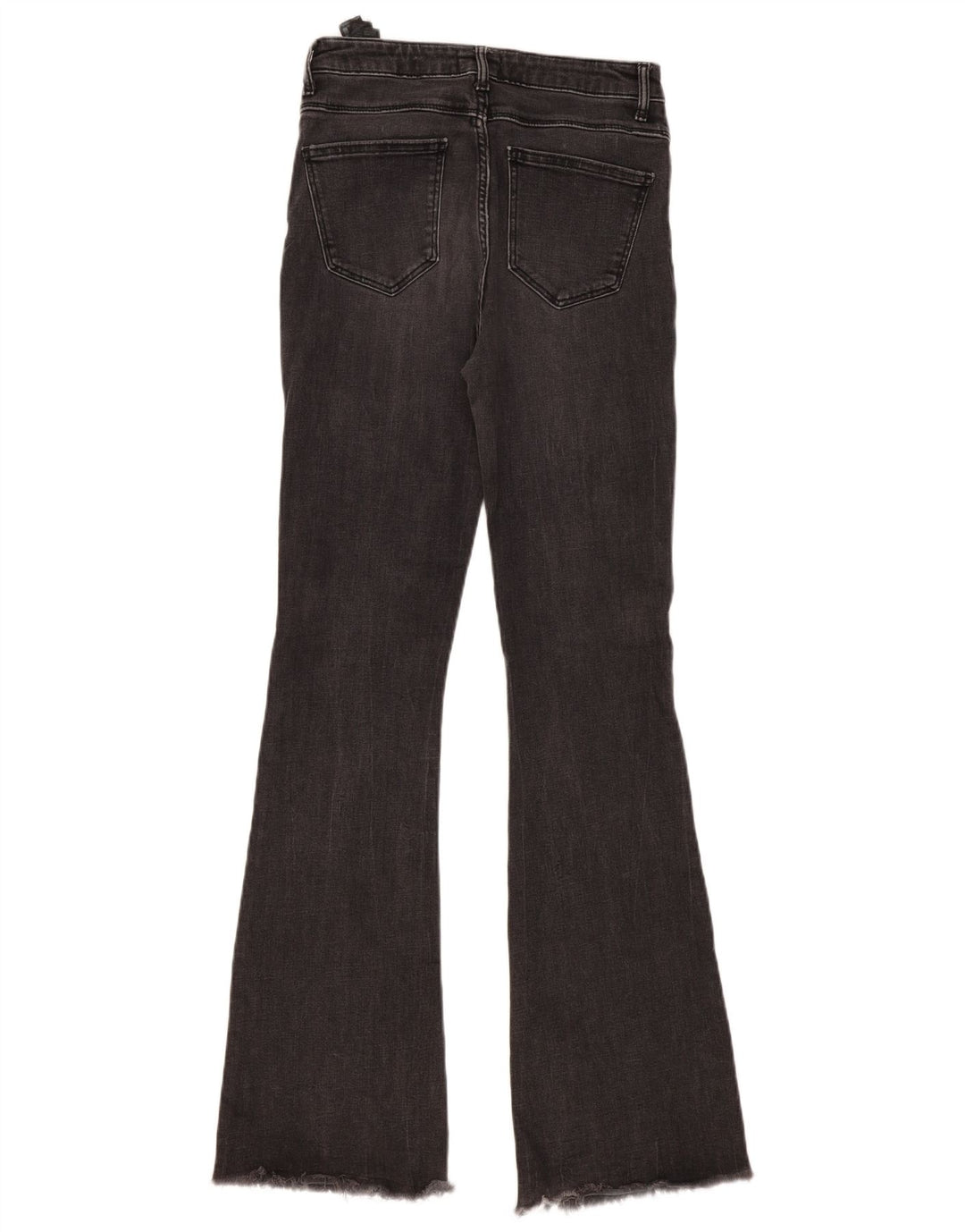Zara Jean évasé pour femme EU 38 Small W28 L34 Gris Coton
