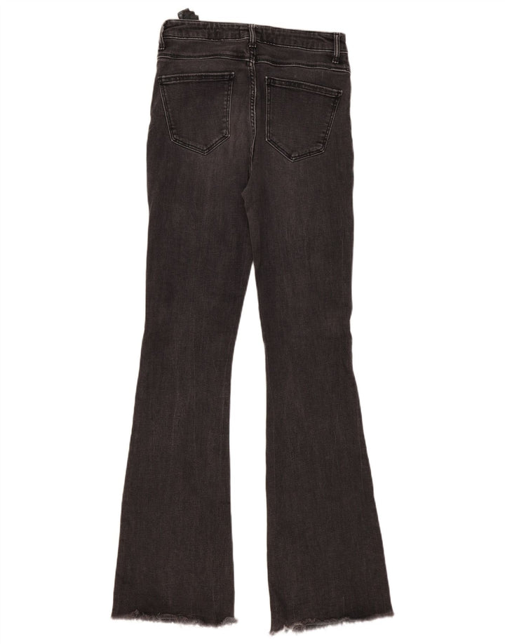 Zara Jean évasé pour femme EU 38 Small W28 L34 Gris Coton
