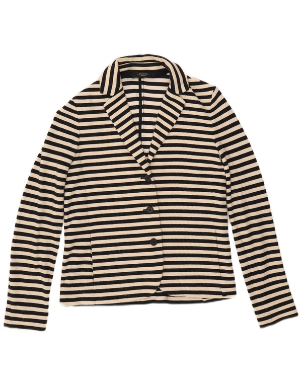 Max Mara Veste Weekend Blazer Femme UK 12 Bleu Marine Moyen Nautique