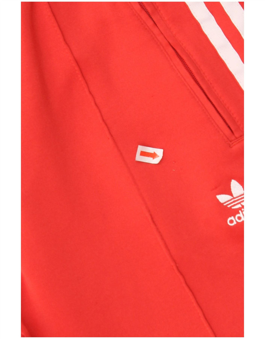 ADIDAS Pantalon de survêtement pour femme UK 8 Small Rouge Coton