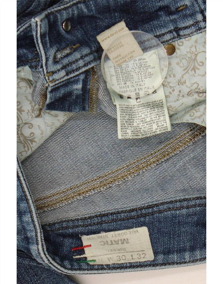 Jean Slim Femme Diesel Matic W30 L32 Bleu Coton