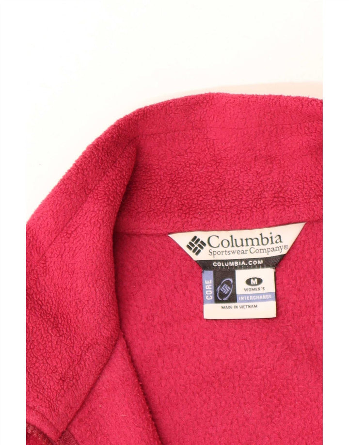 Columbia Veste Polaire Liner Femme UK 14 Rouge Moyen Polyester
