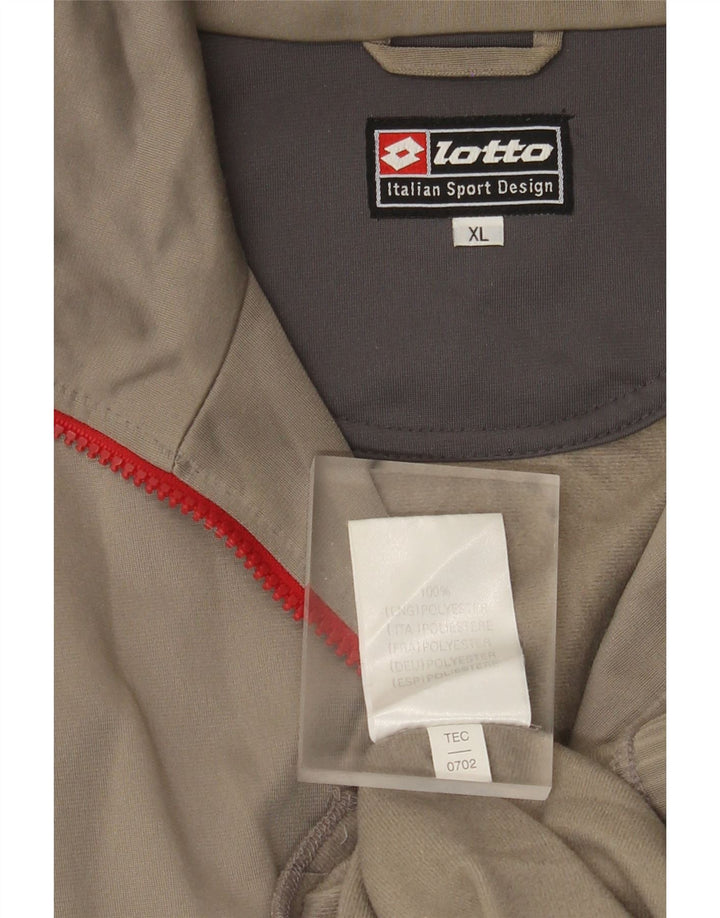 LOTTO Veste de Survêtement Homme XL Gris Polyester