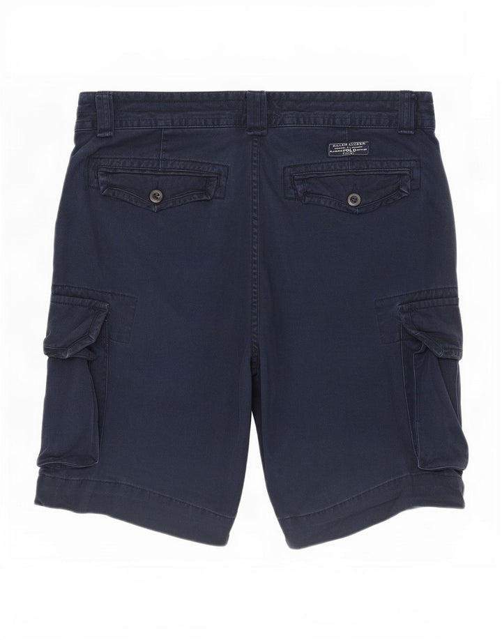 Ralph Lauren Short Cargo Homme W32 Coton Bleu Marine Moyen
