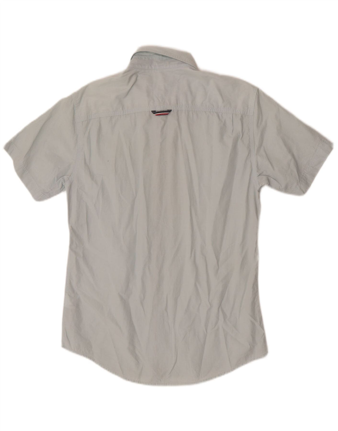 Tommy Hilfiger Chemise à manches courtes pour hommes Petit coton bleu
