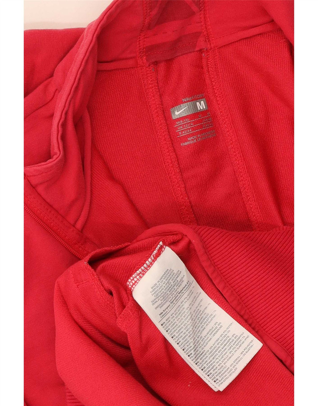 Nike Veste de survêtement graphique pour femme UK 12/14 Rose moyen en coton