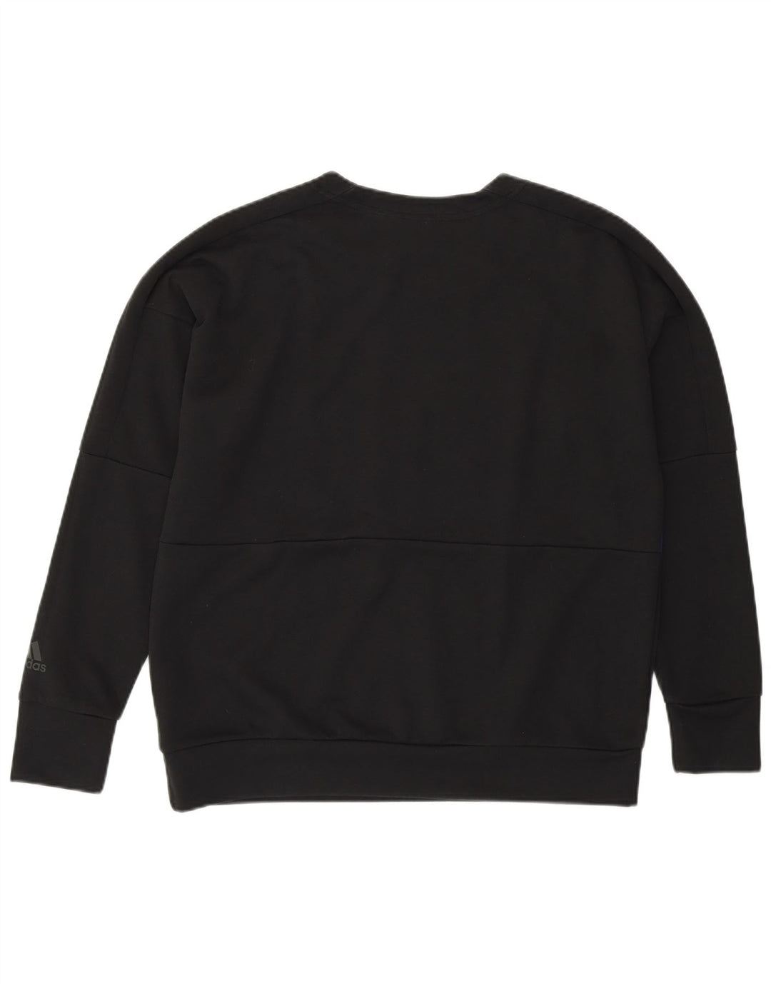 ADIDAS Sweat-shirt pour femme UK 12/14 Medium Noir Colourblock