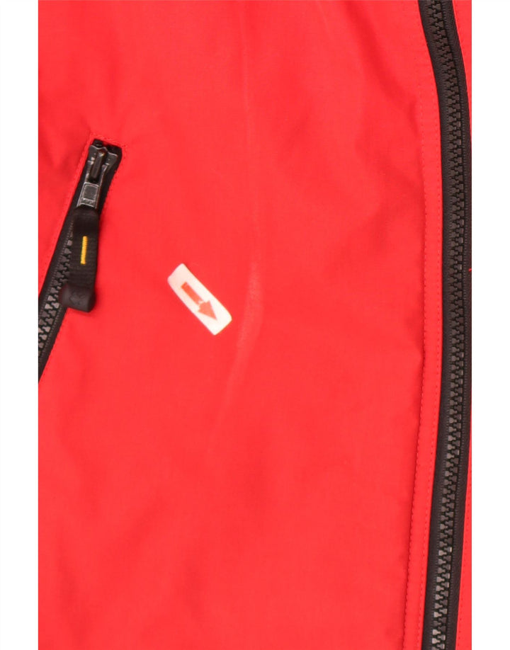 Jack Wolfskin Veste Coupe-Vent Garçon 11-12 ans Rouge Colorblock Polyester