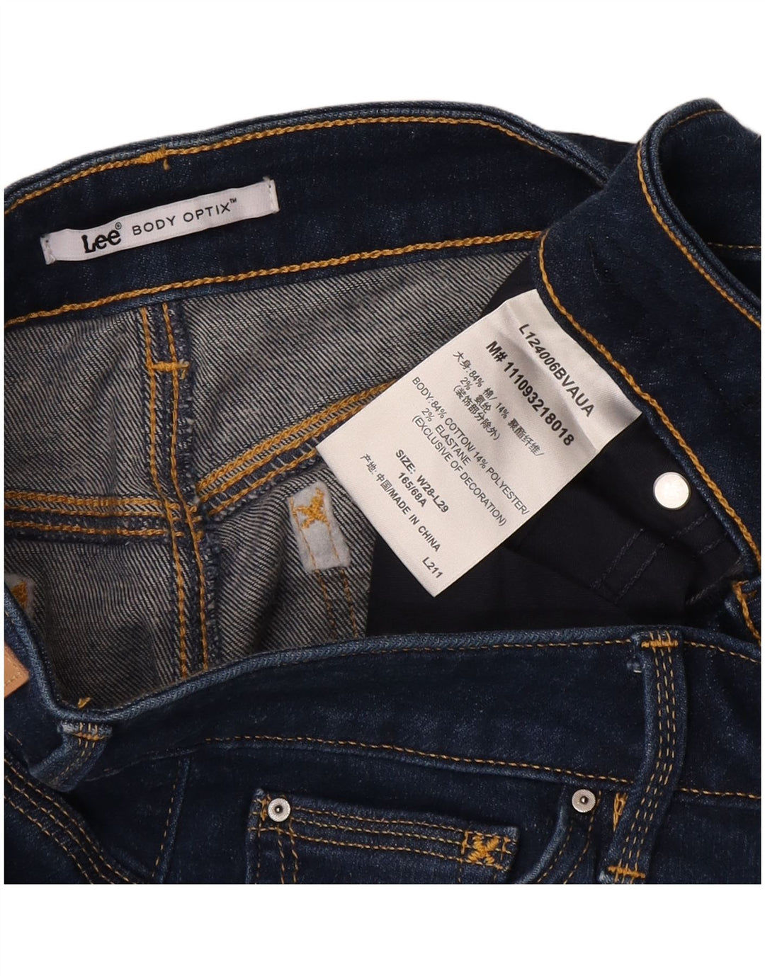 LEE Jean Skinny Femme W28 L29 Bleu Coton