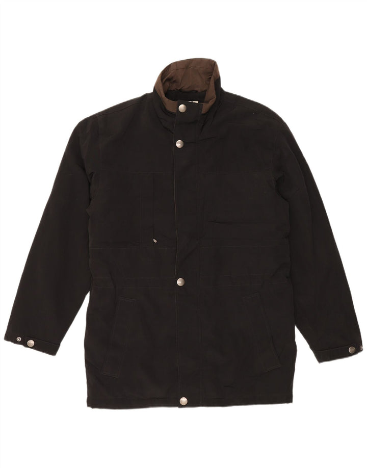 LONDON FOG Veste utilitaire pour hommes UK 38 Polyester noir moyen