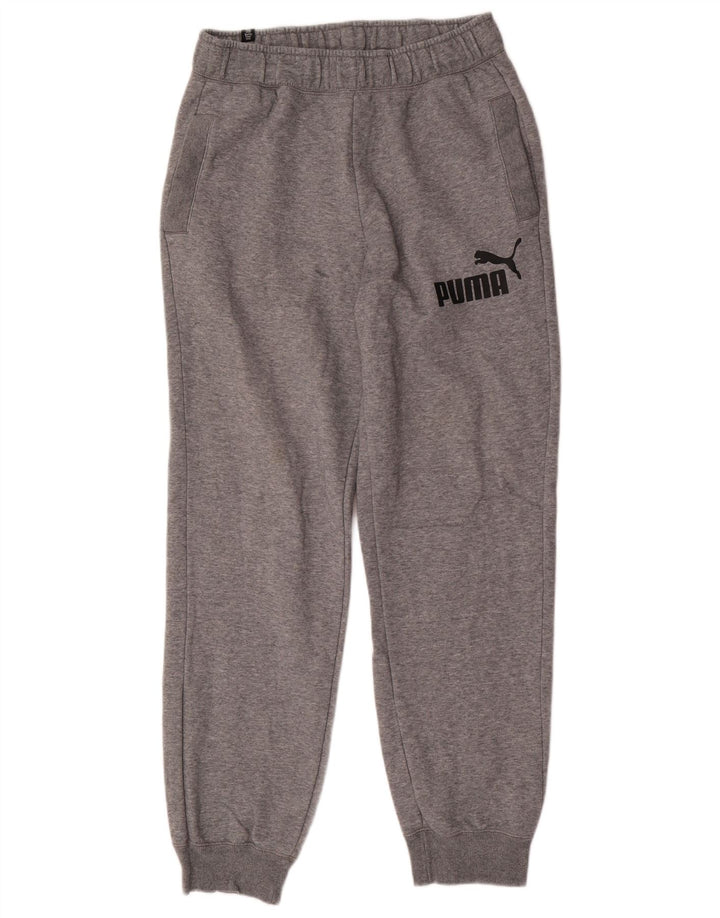 Puma Pantalon de Survêtement Joggers Homme Gris Moyen Cotton Sports