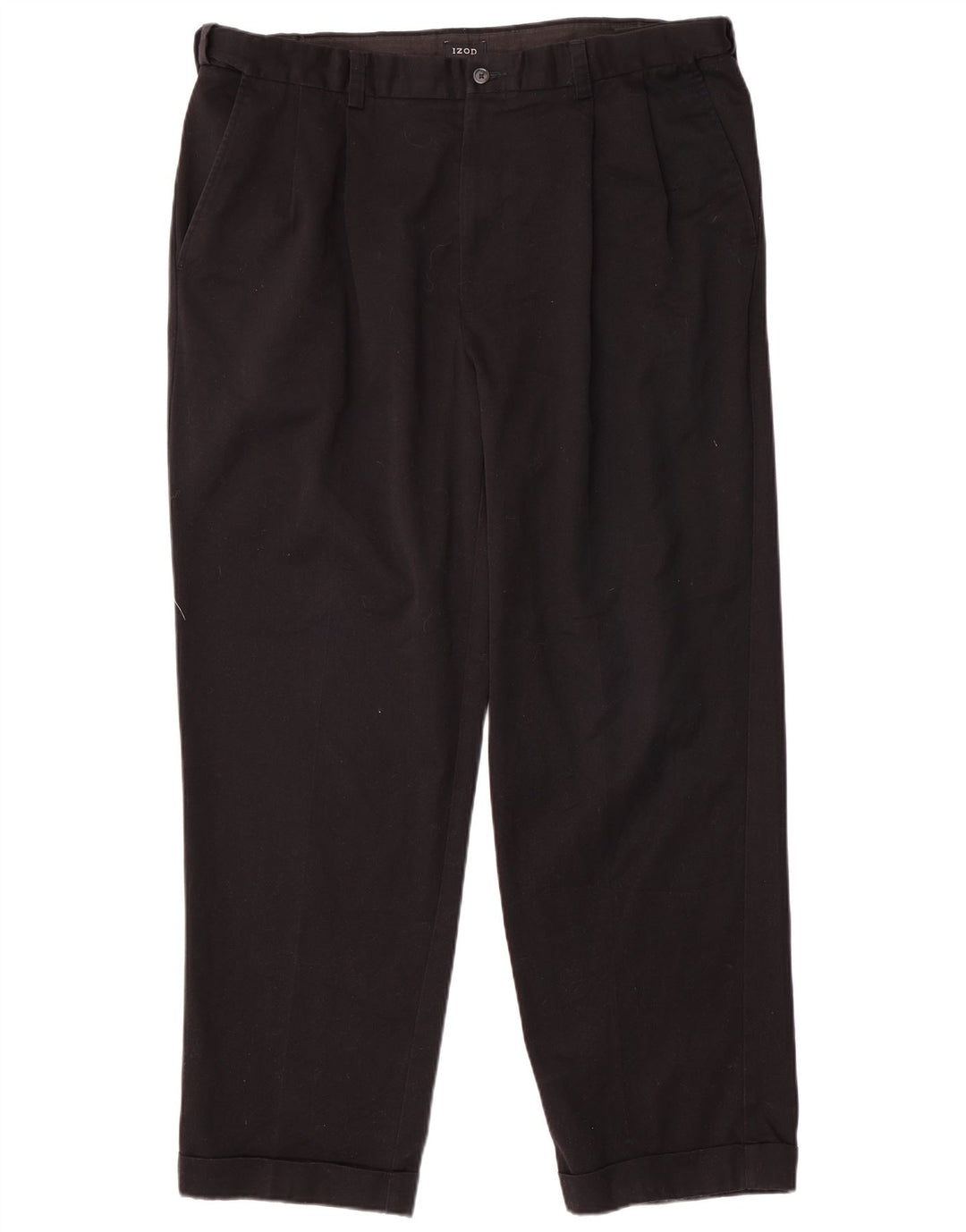 Izod Pantalon Chino Homme W38 L31 Noir Polyester