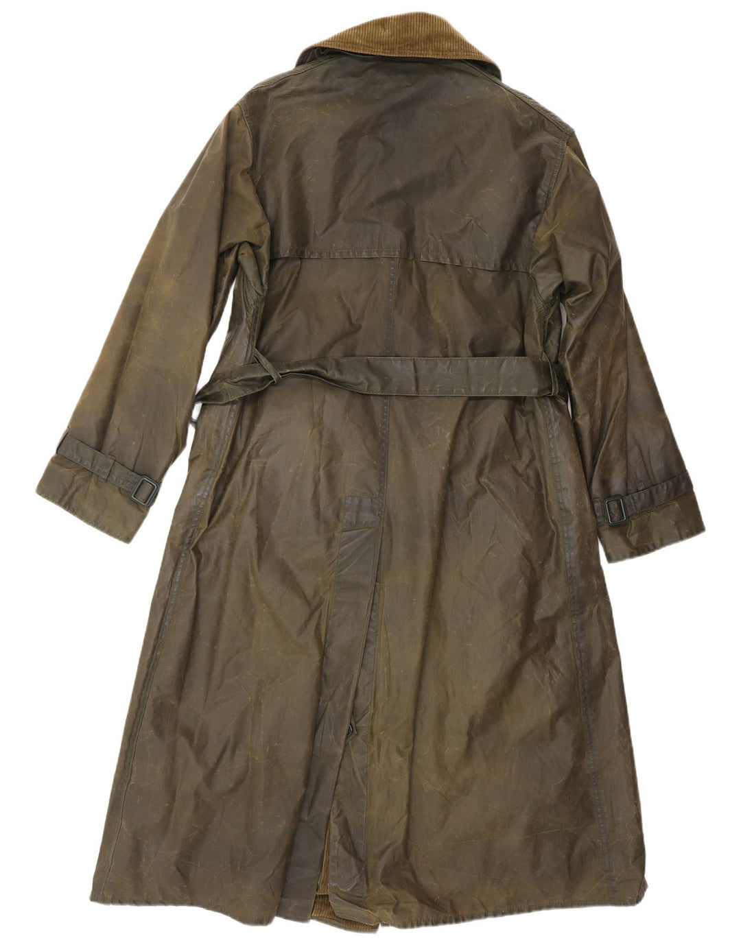 BARBOUR Trench-coat en coton ciré pour femme EU 34 XS Kaki Coton Classique