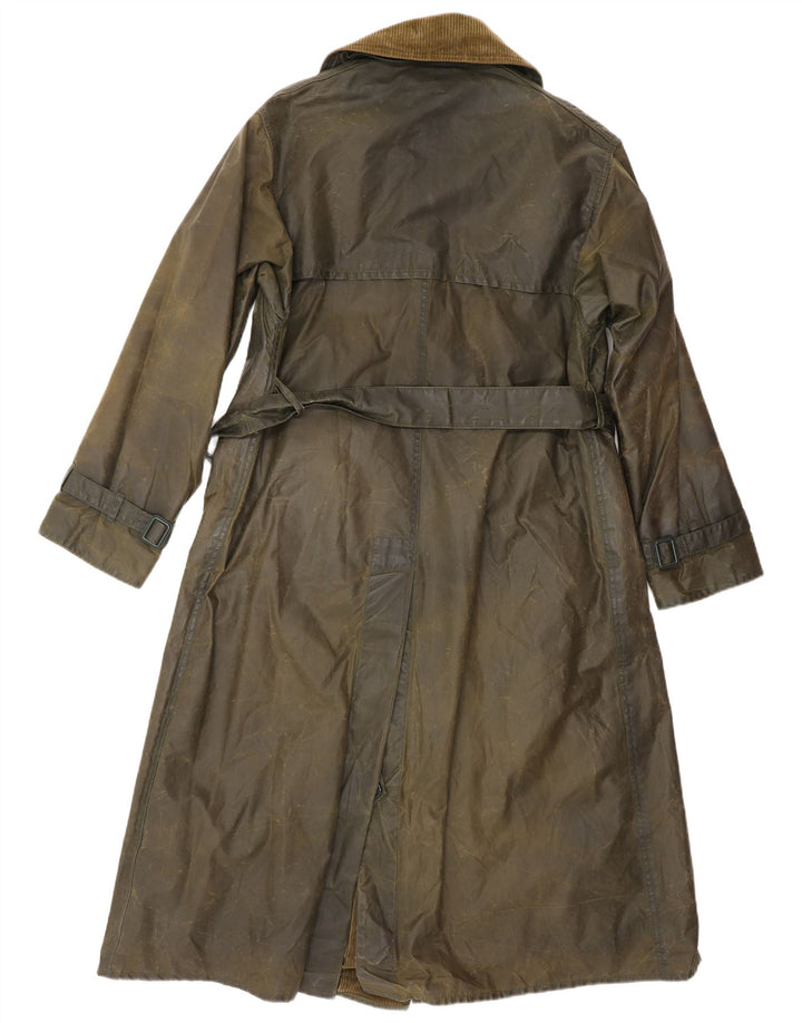 BARBOUR Trench-coat en coton ciré pour femme EU 34 XS Kaki Coton Classique