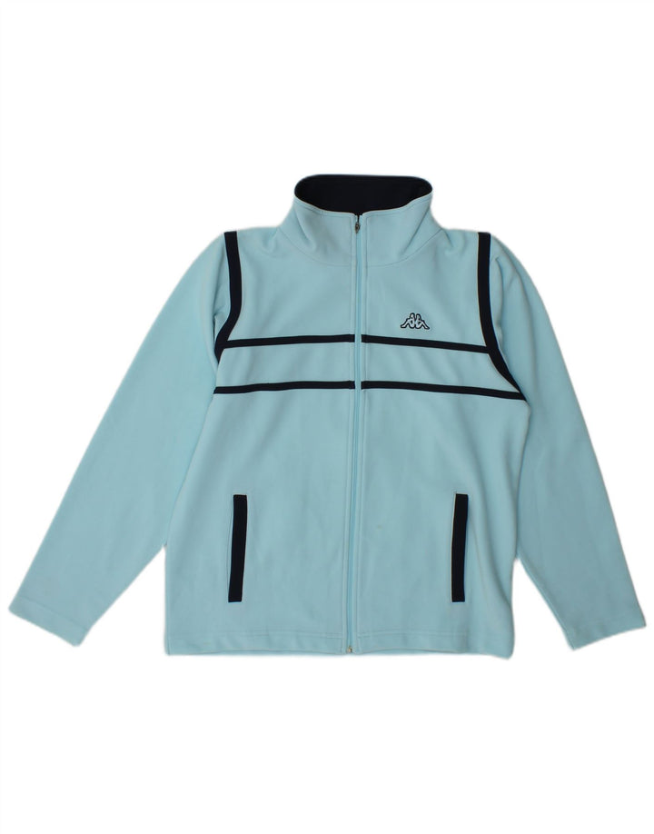Kappa Veste de survêtement pour femme UK 14 Bleu moyen Polyester colour block