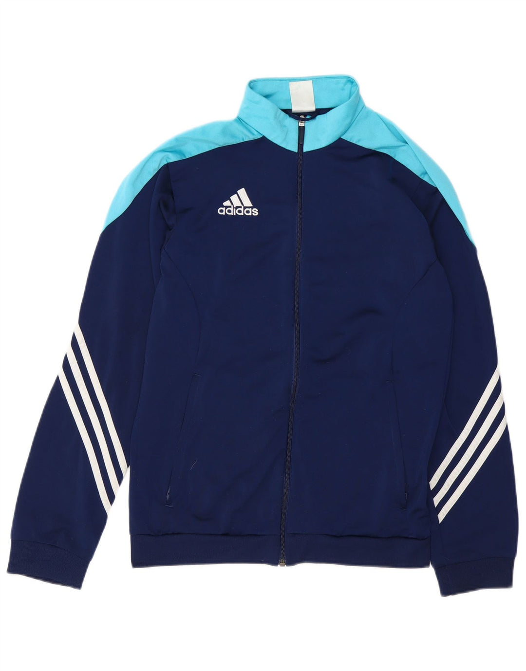 ADIDAS Veste de survêtement pour homme Petit Bleu Marine Colorblock Polyester