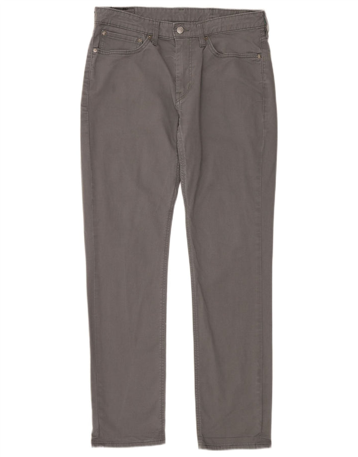 LEVI'S Pantalon Chino Slim 511 Homme W34 L32 Gris Coton