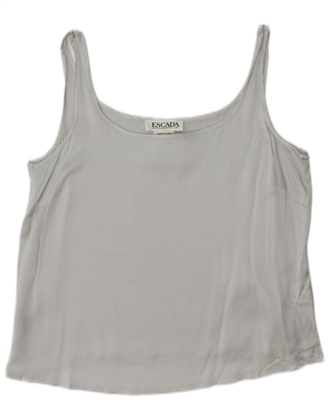 Escada Débardeur Femme IT 42 Gris Moyen Soie