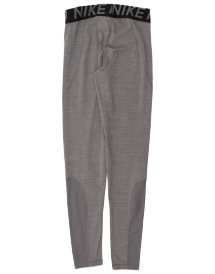 Nike Legging graphique Dri Fit pour femme UK 12 Gris moyen Colourblock