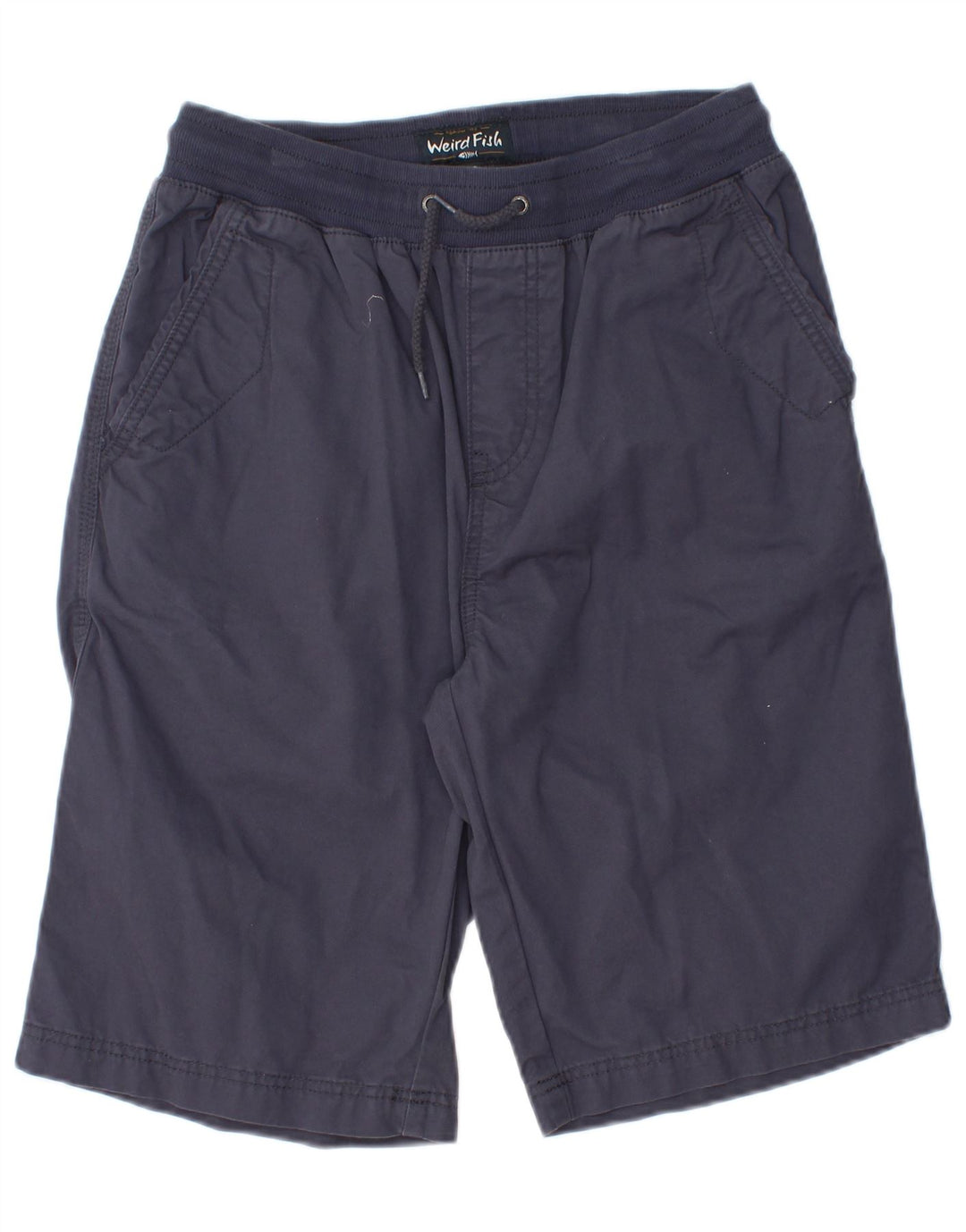 Weird Fish Short de Sport Homme Bleu Marine Moyen