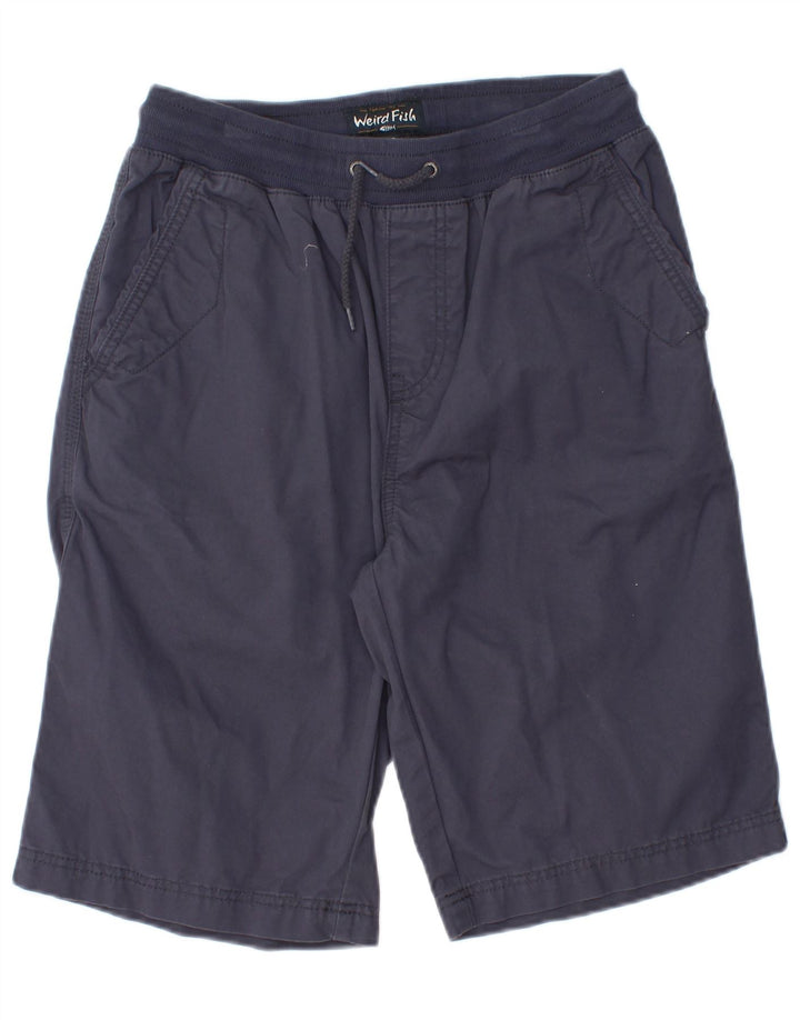 Weird Fish Short de Sport Homme Bleu Marine Moyen