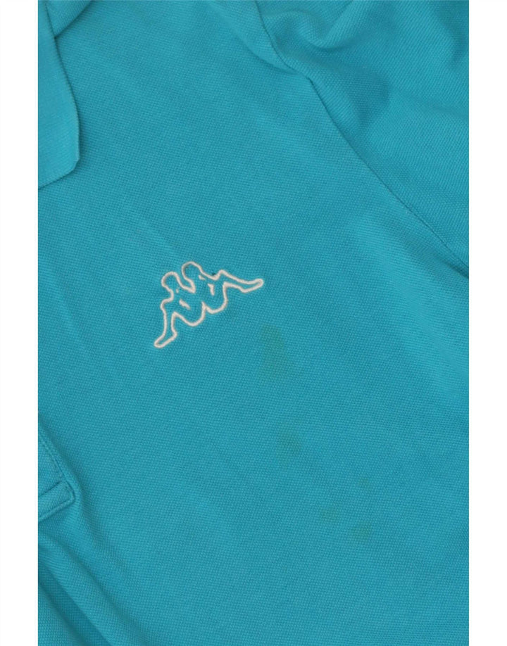 Kappa Polo Homme Petit Bleu Coton