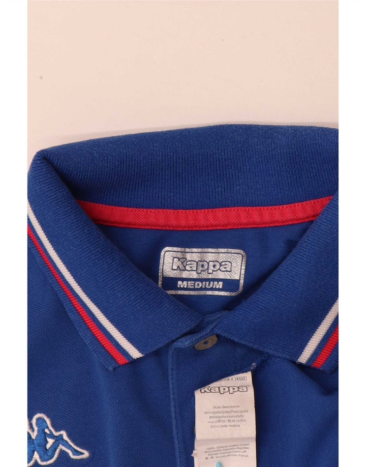Kappa Polo Homme Bleu Moyen Rayé Coton