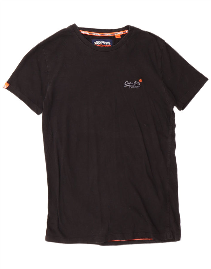Superdry T-Shirt Homme Noir Petit Coton