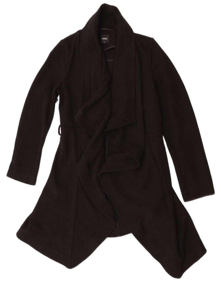Oasis Pardessus ouvert pour femme UK 10 Small Noir Polyester