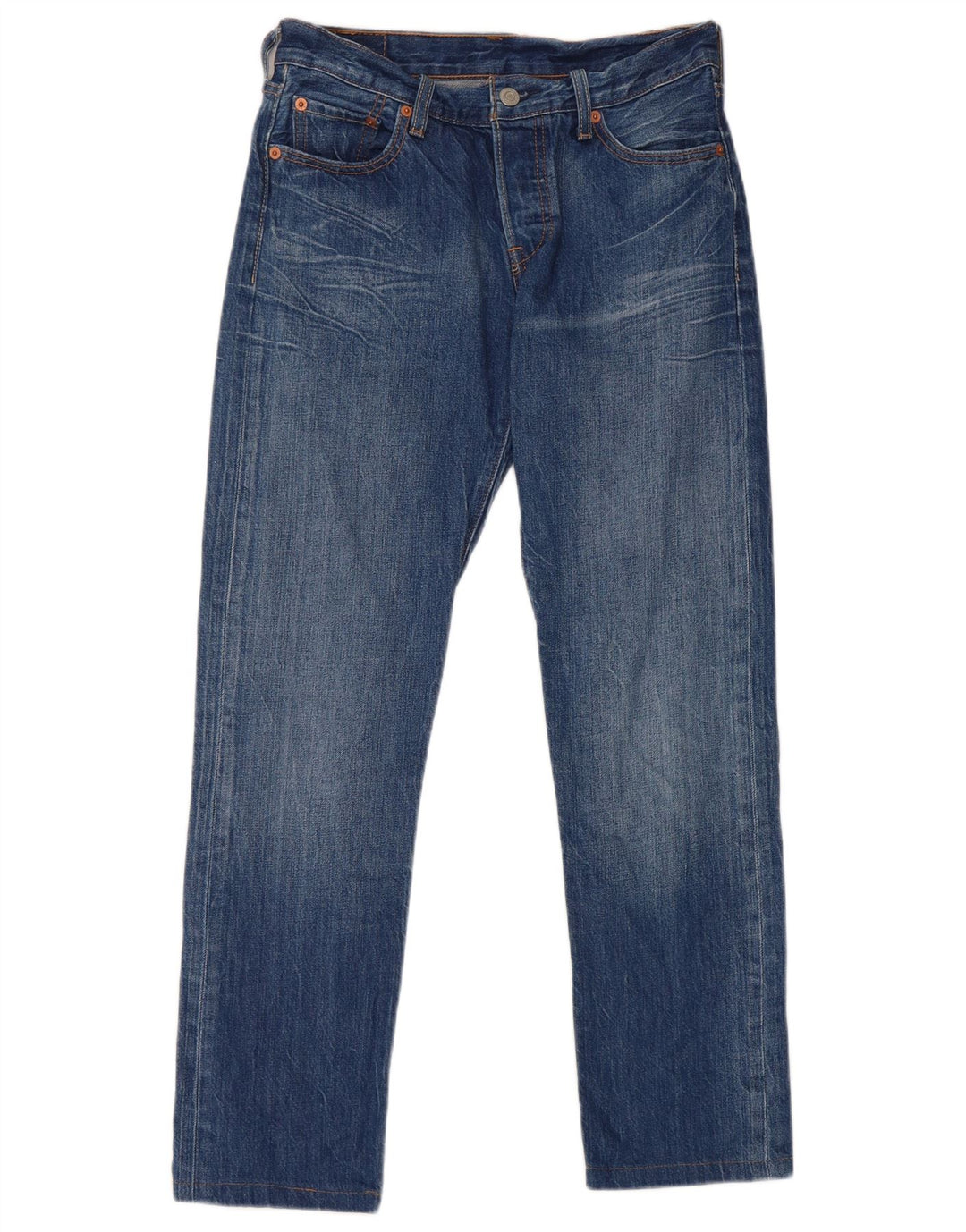 Levi's Jean Droit 501 Femme Bleu W25 L27 Coton