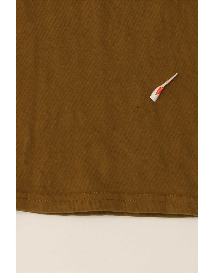 Diesel T-Shirt Graphique Homme Grand Coton Marron