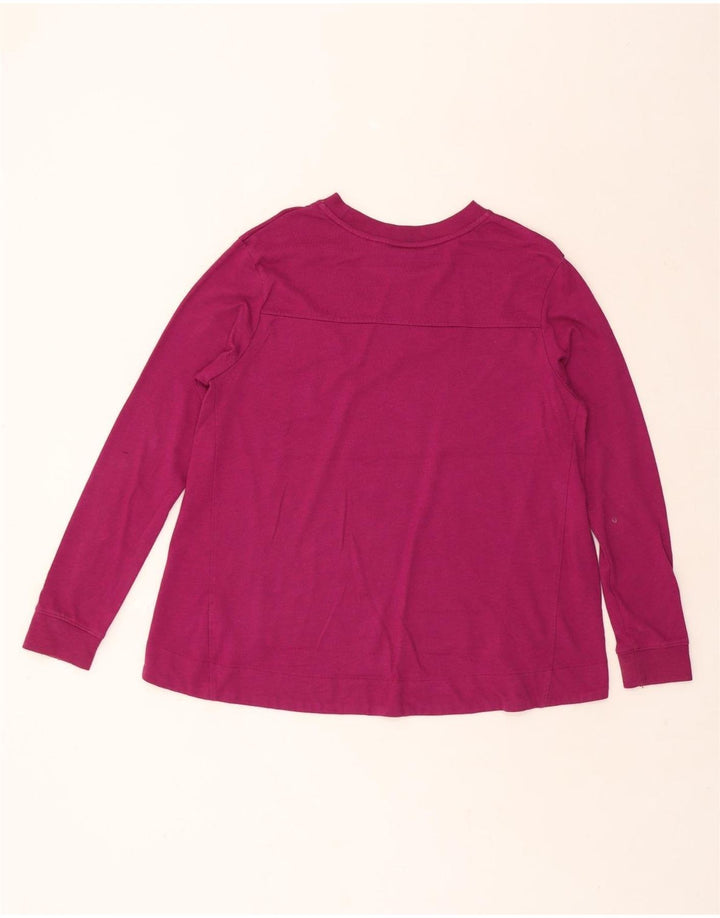 NIKE Womens Top Long Sleeve UK 16 Large Pink Polyester Vintage Nike and Second-Hand Nike from Messina Hembry 