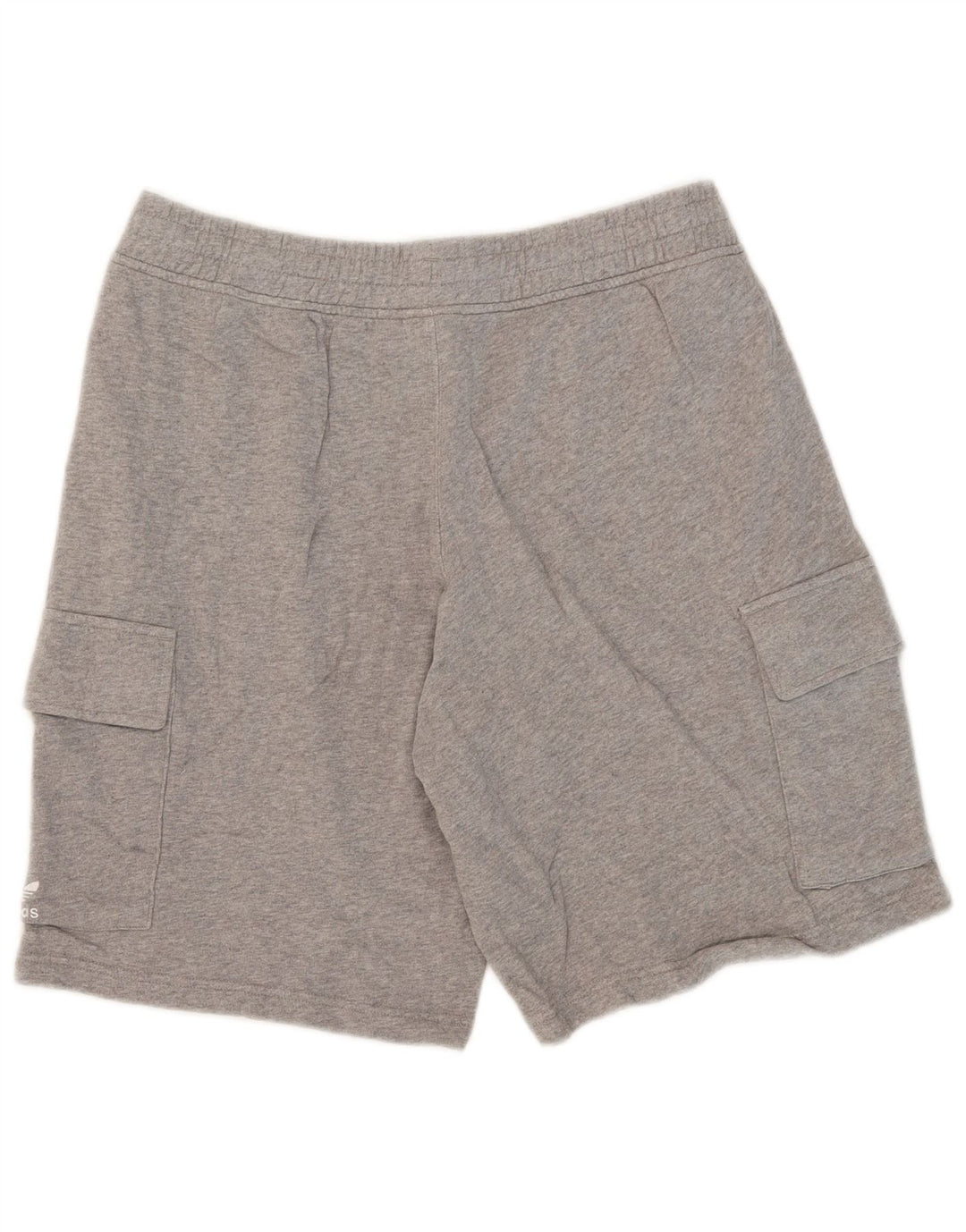 Adidas Short de sport cargo pour hommes, grand coton gris
