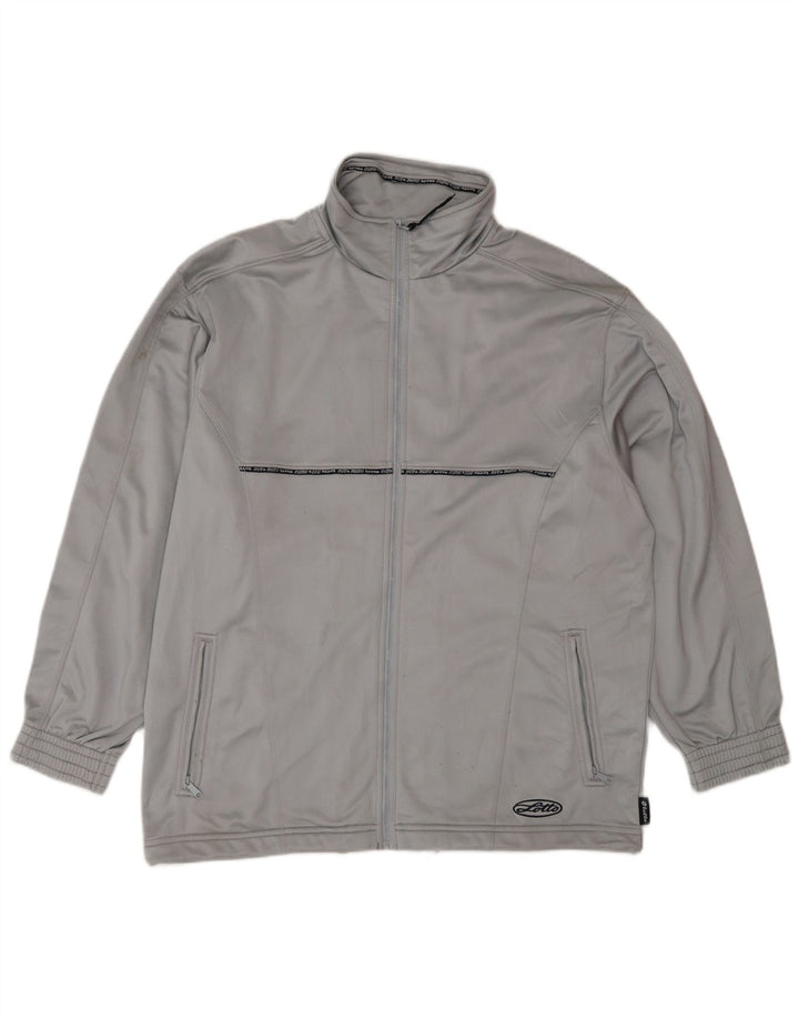 Lotto Veste de survêtement surdimensionnée pour femme UK 16 Large Gris Colorblock