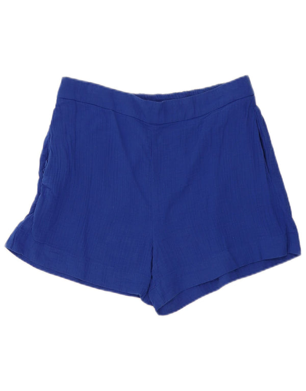 Short décontracté Boden pour femme UK 12 Medium W30 Bleu Coton