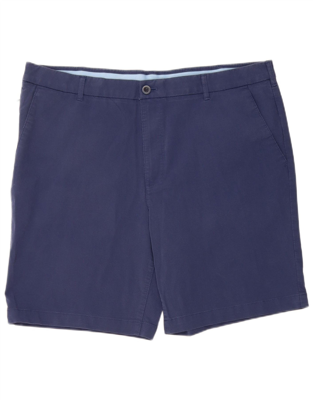 IZOD Short Chino Homme W40 XL Bleu Marine Coton