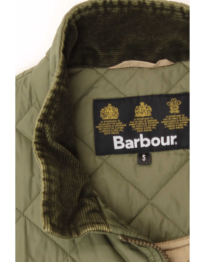 Barbour Veste matelassée pour homme UK 36 Petit Vert