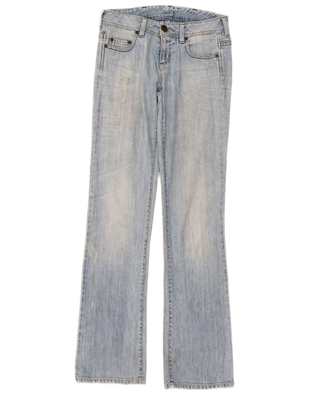 Benetton Jean Bootcut Femme W30 L33 Bleu