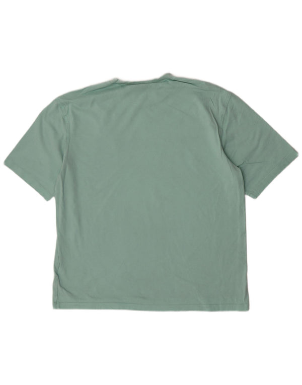 Adidas T-shirt surdimensionné pour femme UK 8/10 Petit coton vert