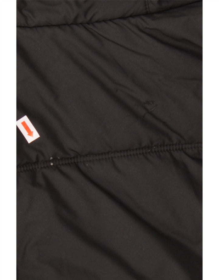 JACK WOLFSKIN Veste matelassée à capuche pour homme UK 40 Medium Noir Polyester