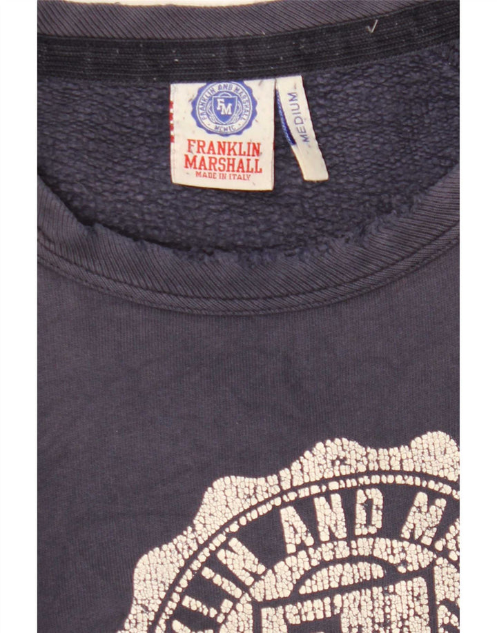 Franklin Marshall Sweat-shirt graphique pour homme Bleu marine moyen