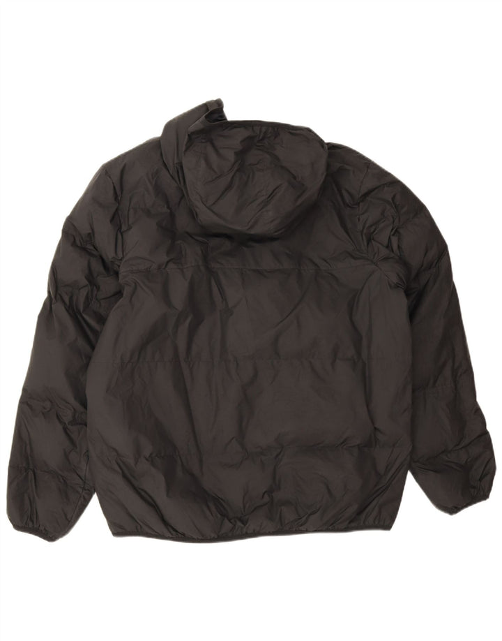 Nike Veste matelassée à capuche pour homme UK 40 Large Noir Polyester