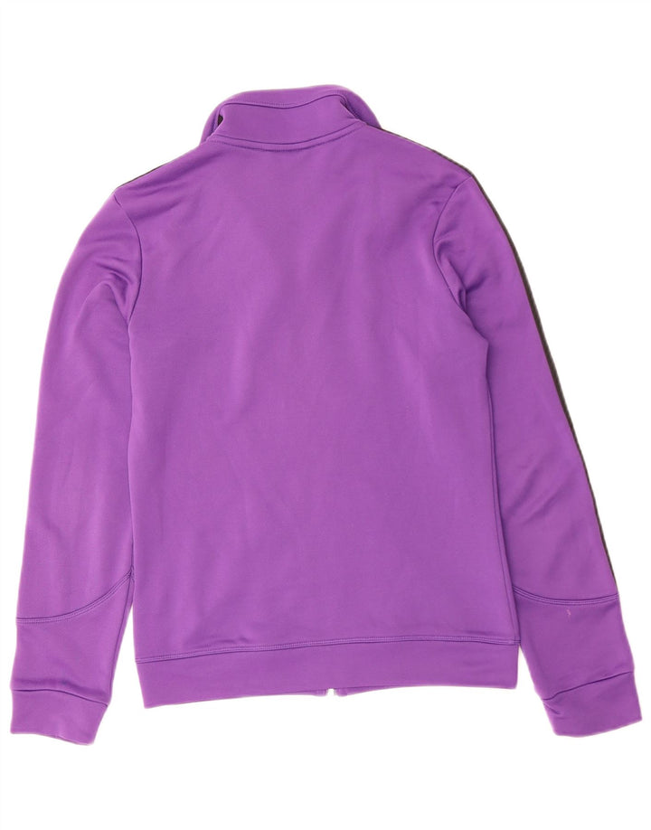 ADIDAS Veste de survêtement pour femme UK 10 Small Violet Polyester