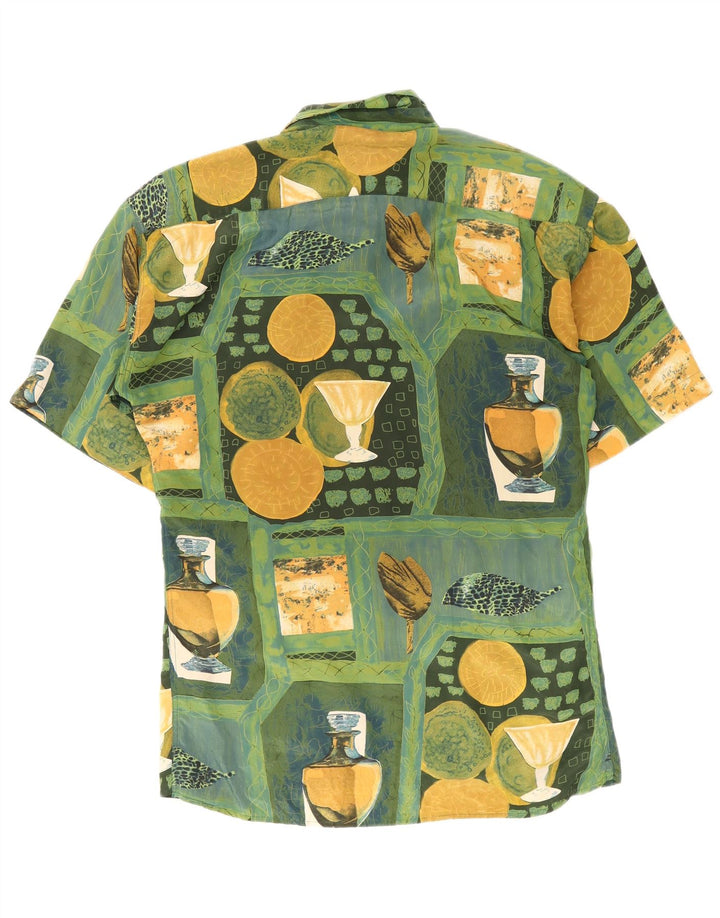 Pierre Cardin Chemise à motif abstrait pour homme Taille 43/44 Large Multicolore