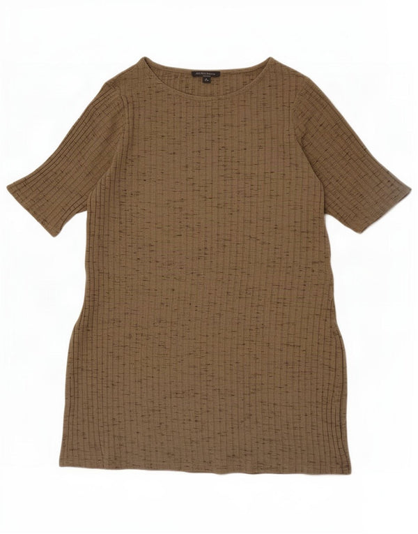 Marks & Spencer Tunique pour femme UK 16 Large Kaki Moucheté Viscose