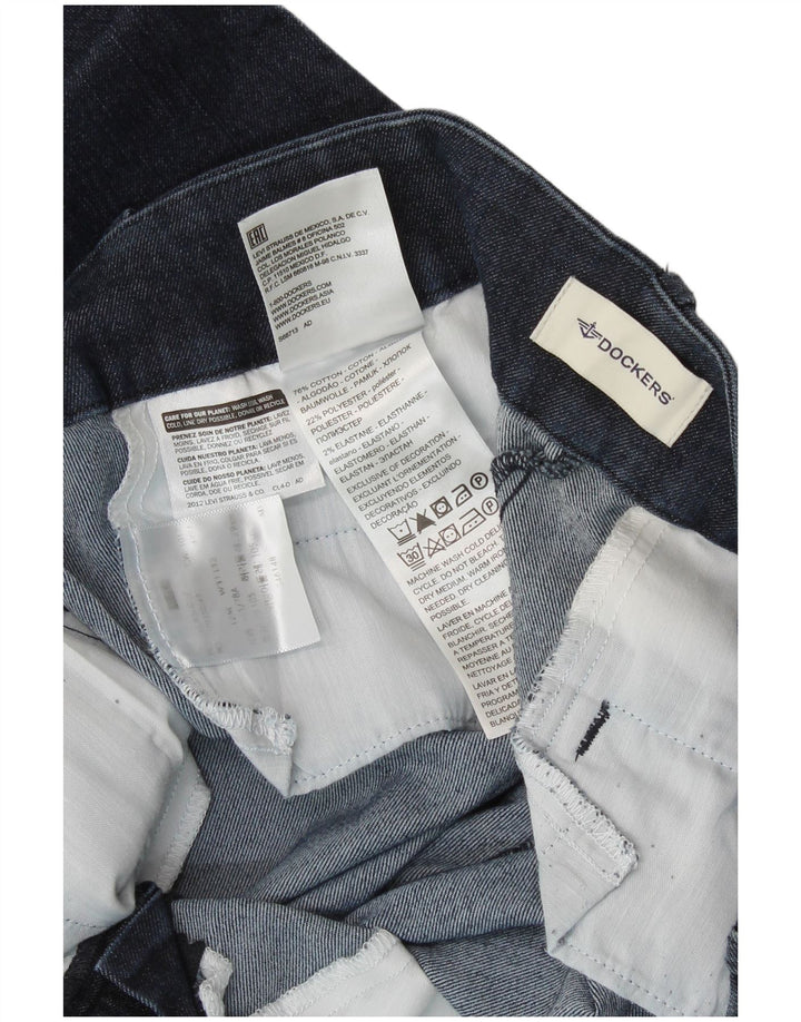 DOCKERS Jean Droit Femme W31 L32 Bleu Marine Coton